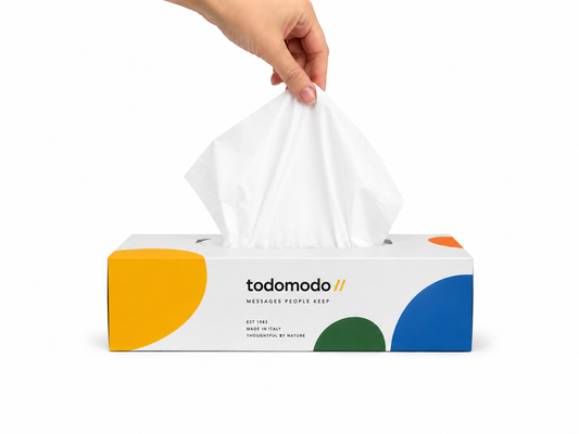 Caja de tejido rectangular