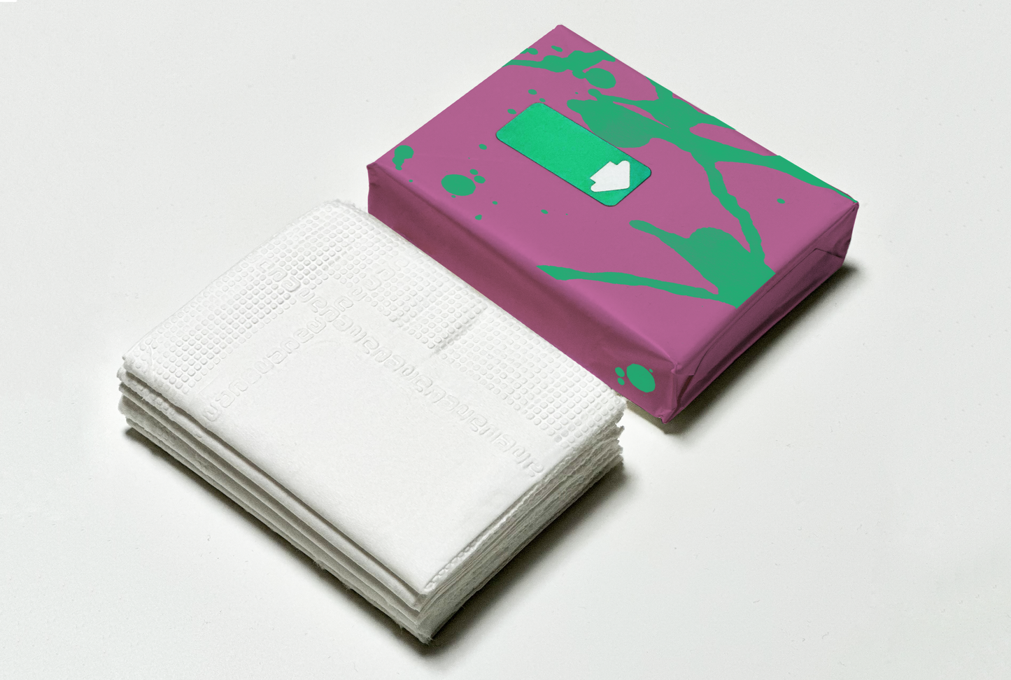 Handkerchiefs with Customized Paper Pack