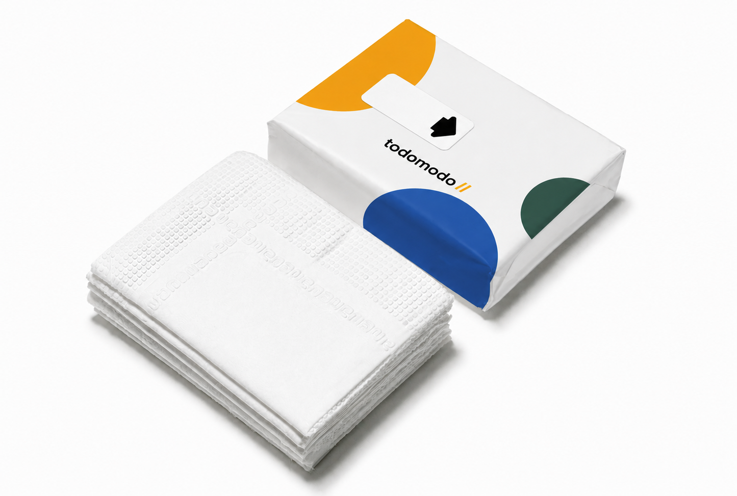 Tejido de papel con paquete de papel personalizado