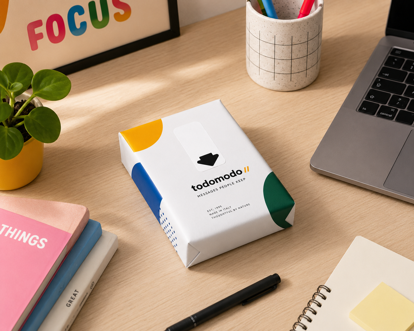 Tejido de papel con paquete de papel personalizado